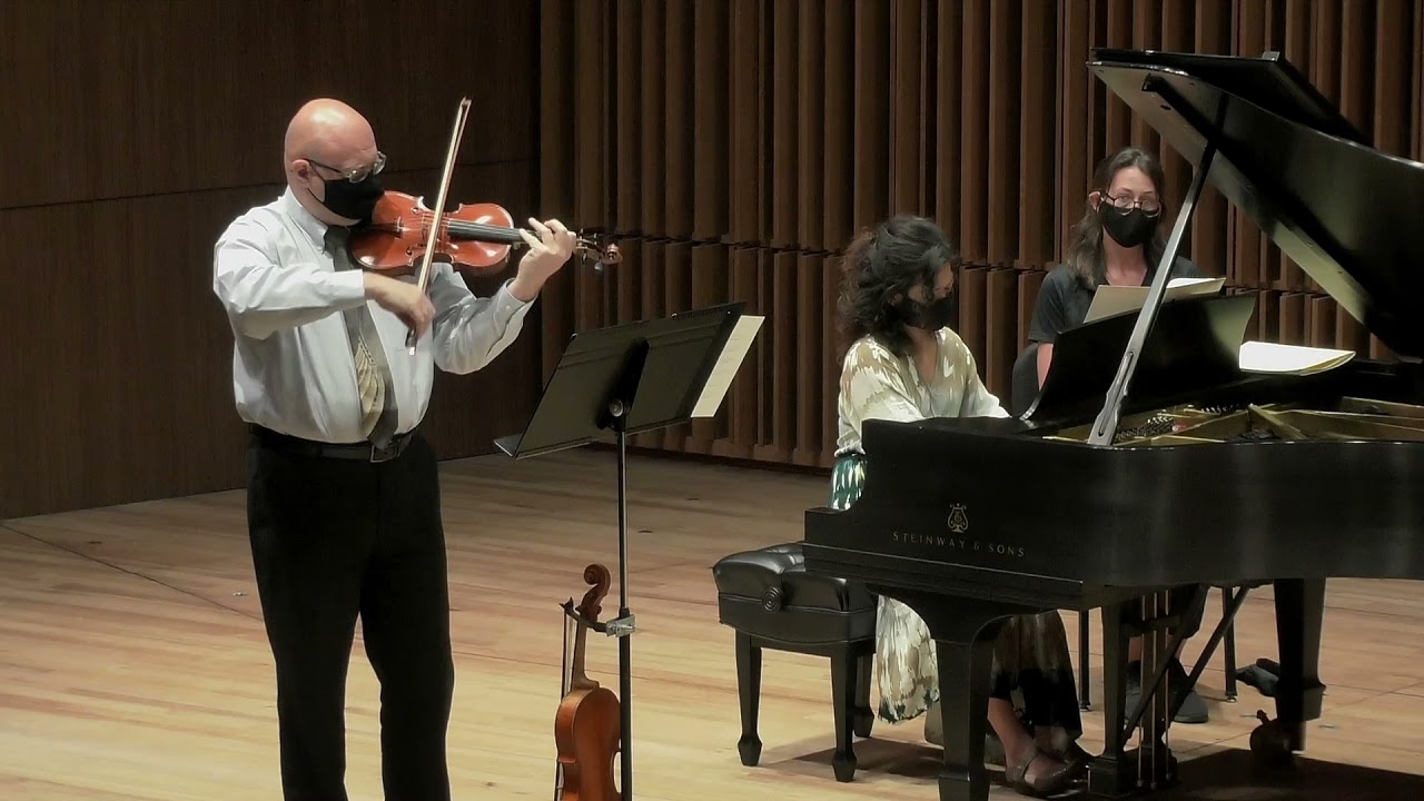 Igor Veligan, violin, and Natsuki Fukasawa, piano (May 20, 2021)