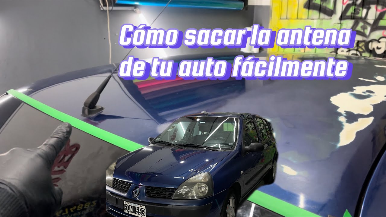Cómo sacar antena de clio fácilmente (todos los años)
