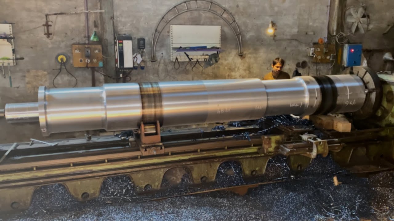 Machining process of 3000KG Industrial Project with 100Years Old Method