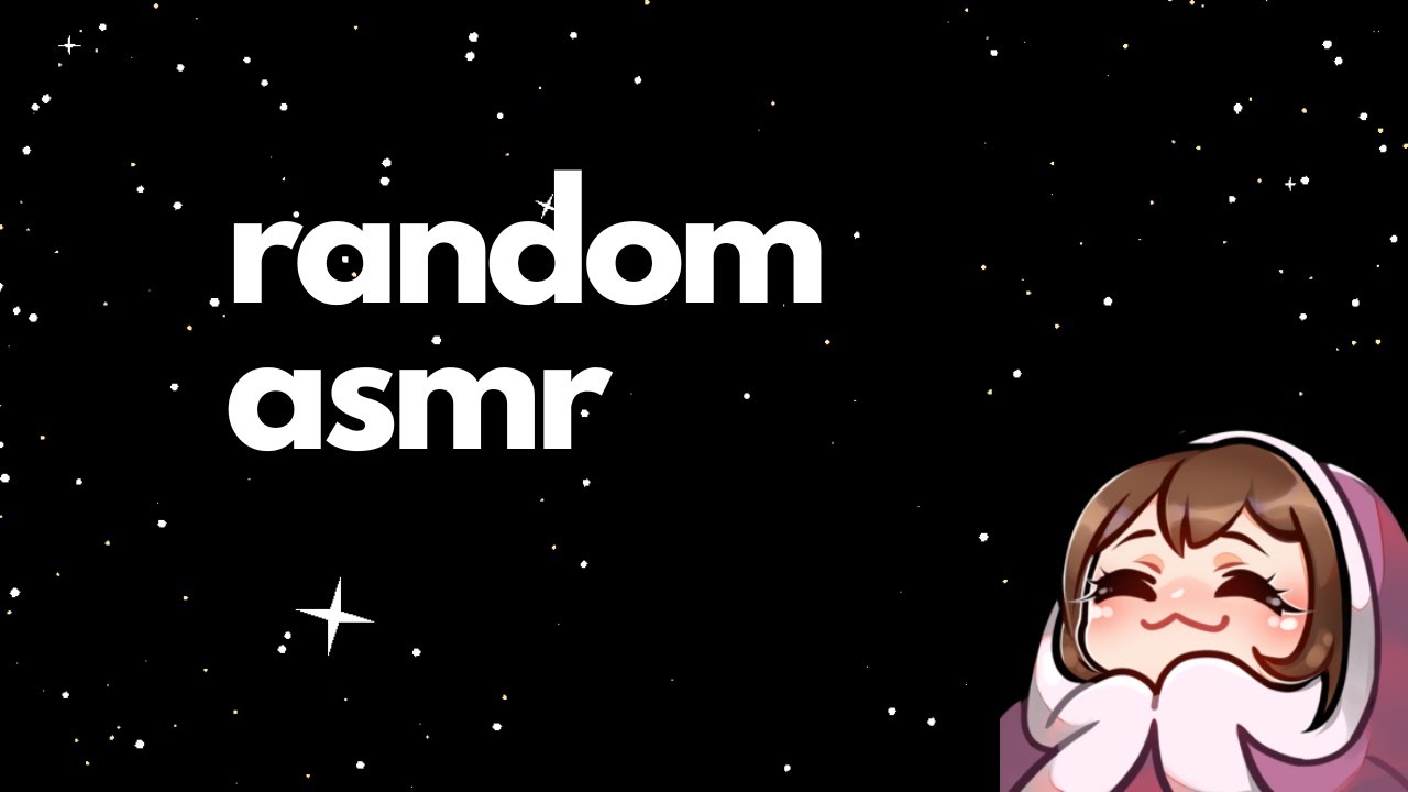 random asmr | finger and nail tapping, scratching, scissors & more