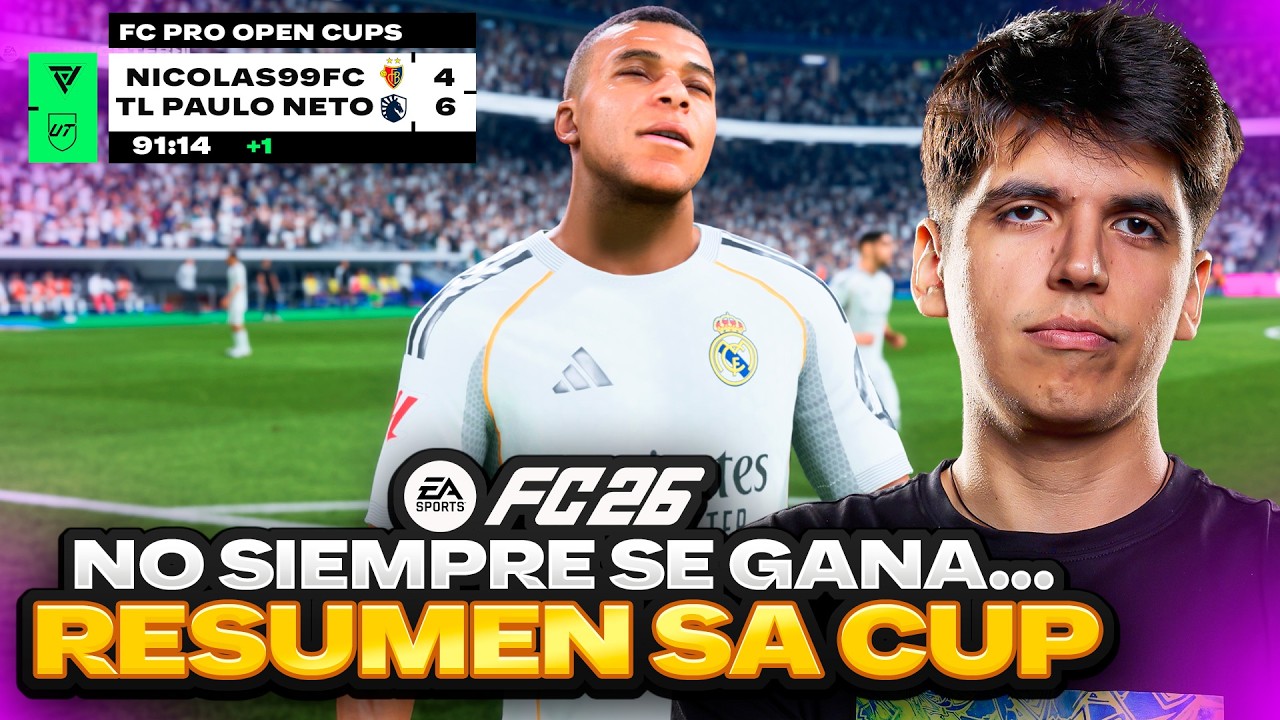 NO SIEMPRE se GANA | Resumen SA CUP | FC 26 | NICOLAS99FC