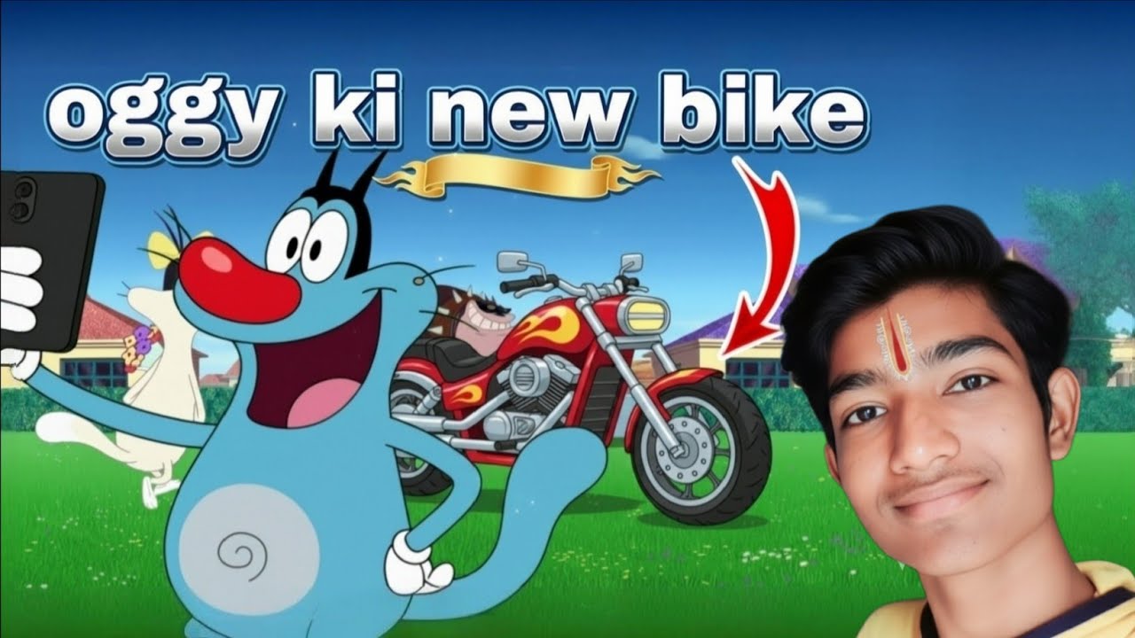 😍oggy ki new bike 😎 || mene new bike le leli || vlog video..