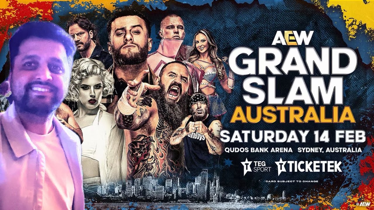 AEW- Grand Slam Sydney - Ticked my Bucket List  #aew #wrestling #wwe #cmpunk 