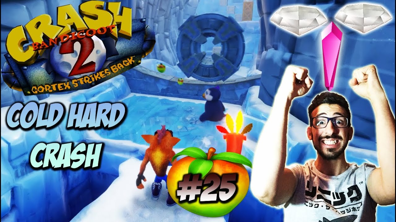 COLD HARD CRASH - 100% - CRASH BANDICOOT 2 - CORTEX STRIKES BACK (102%) EP. 25 - GAMEPLAY ITA