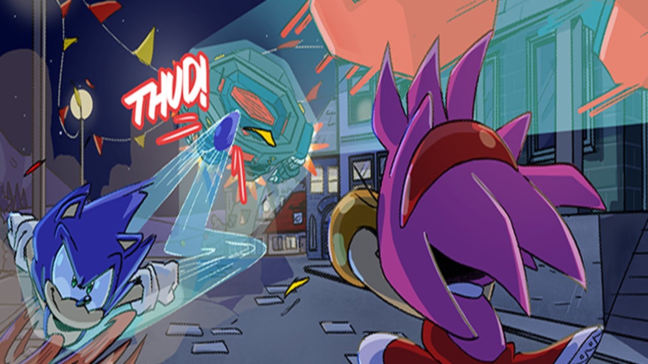 SONIC FIGHTS ROBOTS😱❘ SONIC COMIC DUB