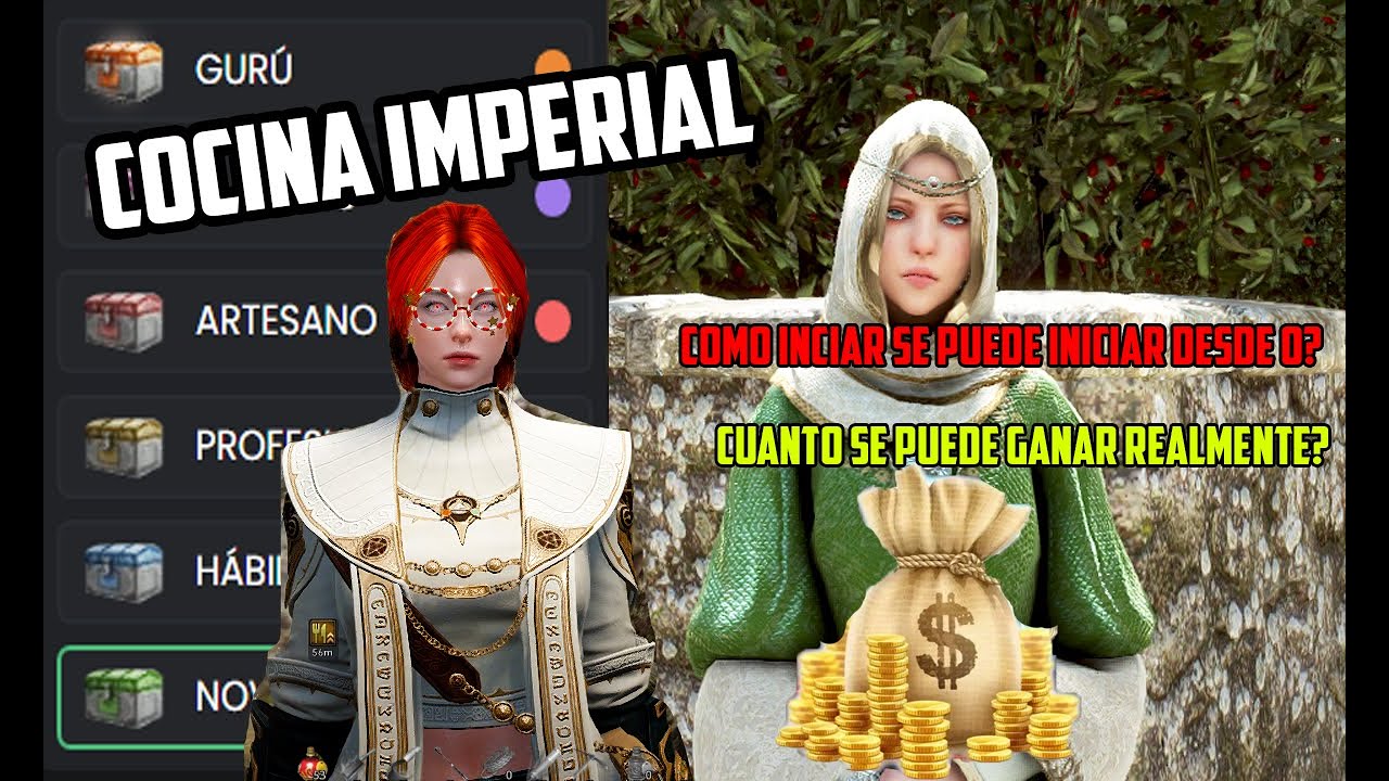 COMO EMPEZAR EN LA COCINA IMPERIAL, ES RENTABLE? | GANAR DINERO BDO PROFESIONES 2024