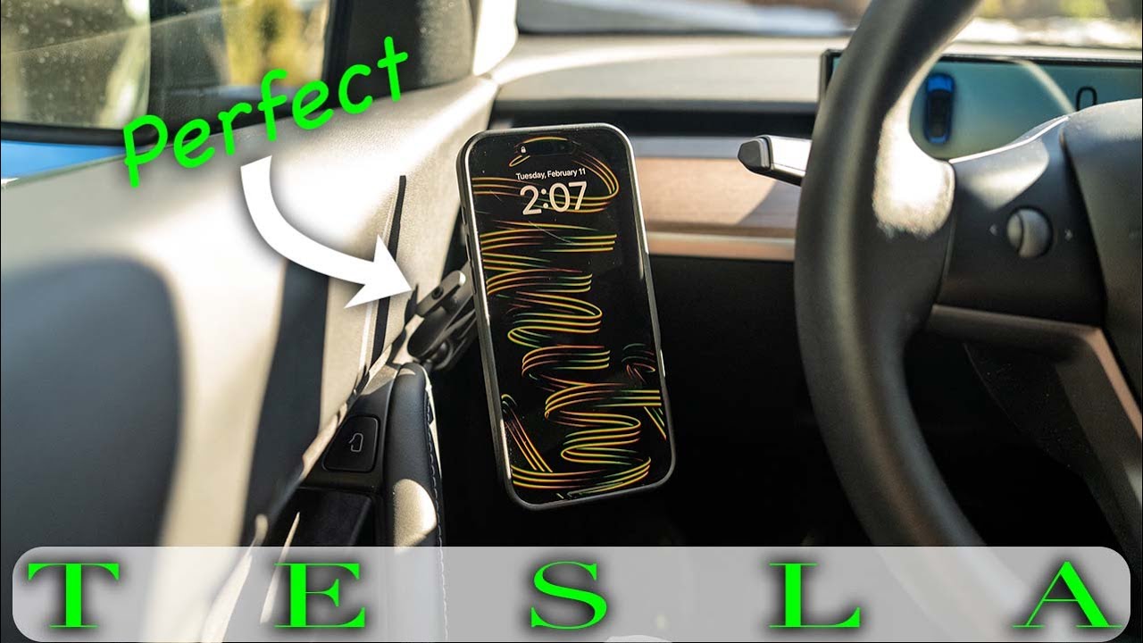 The Most Functional Tesla Phone Mount Ever?