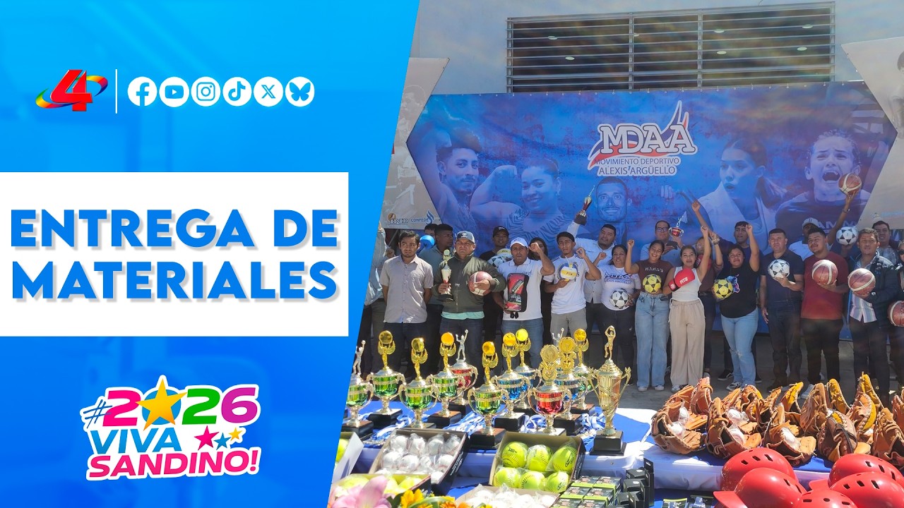 Impacto deportivo: Entrega de materiales en los municipios de Nicaragua 🇳🇮