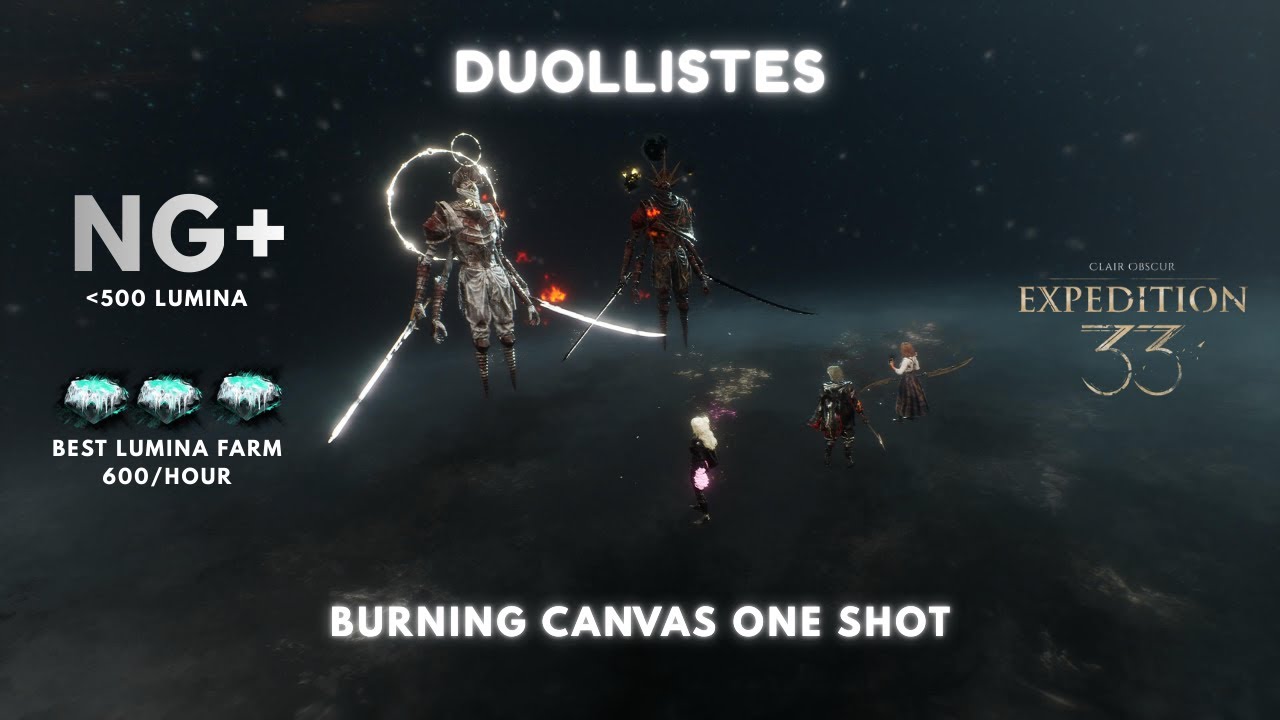 No Damage DUOLLISTES and best Lumina farm showcase on NG+