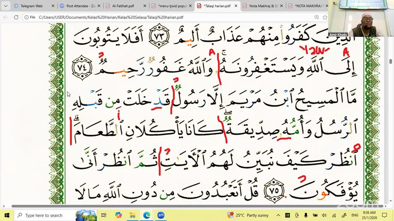 *[LIVE] Talaqqi Surah | Episod 696 | Surah Al-Maidah | Ayat 74*
