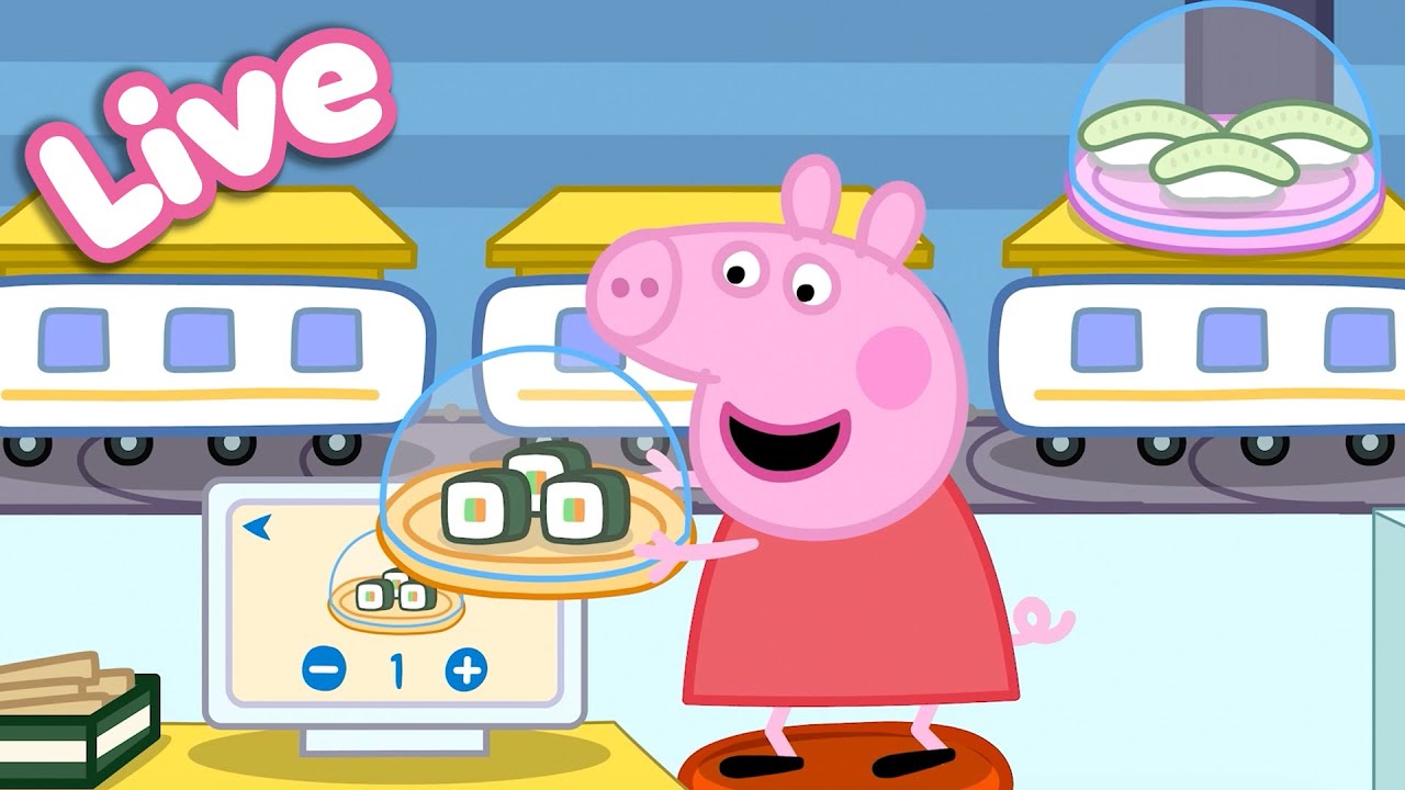 🍎 Peppa Pig Best Bites LIVE! 🐷 Peppa’s Food & Cooking Moments |  Tales Full Episodes 24/7