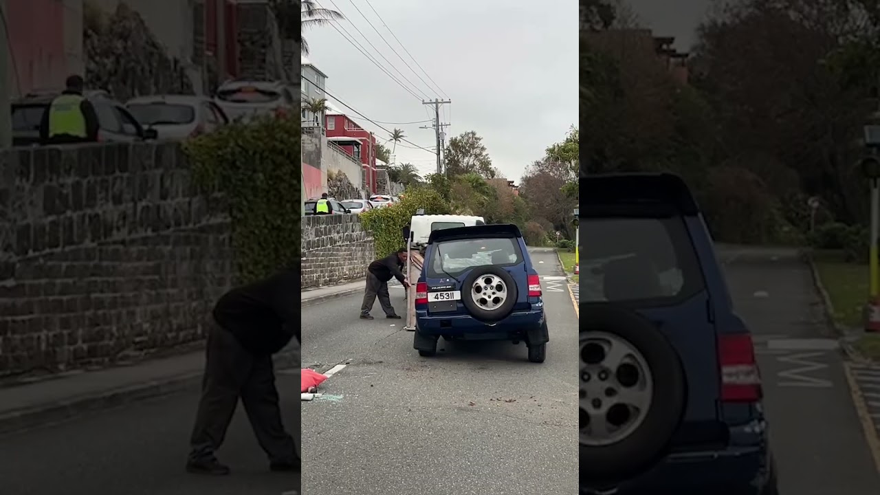 Overturned Car Removed After Collision, Feb 21 2026
