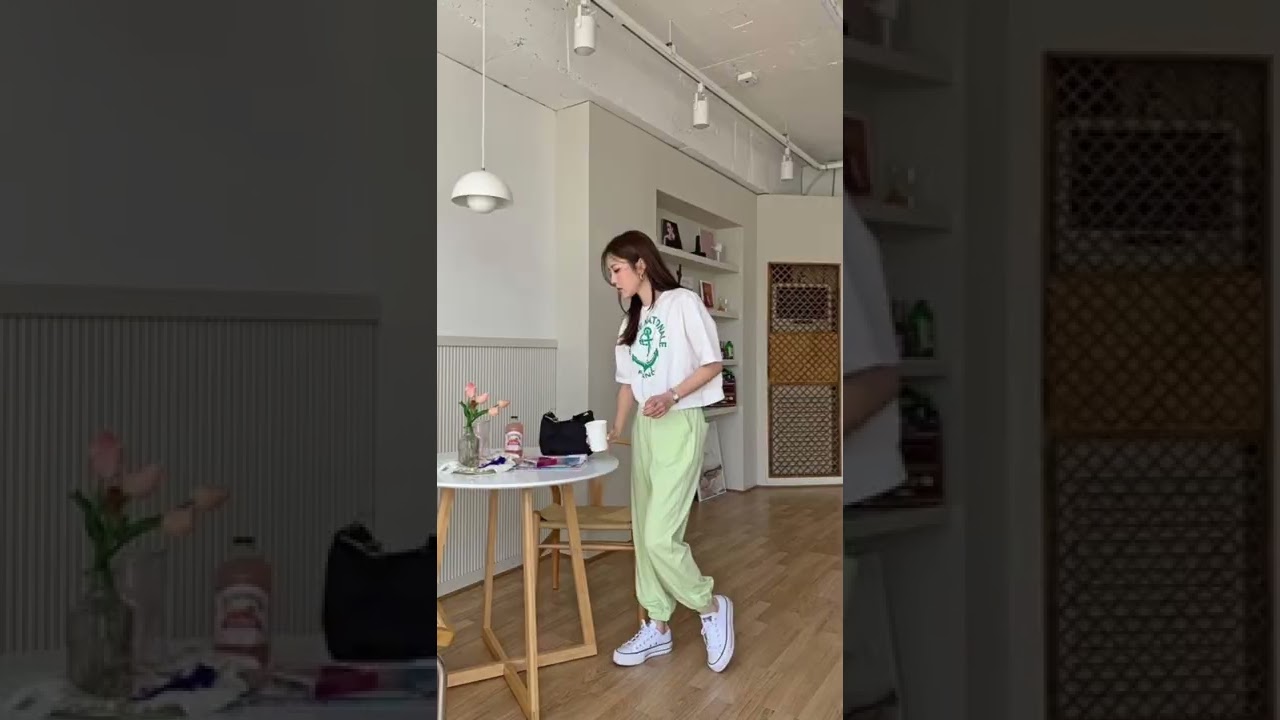 JOGGER AND BAGGY PANTS OUTFIT IDEAS #shorts