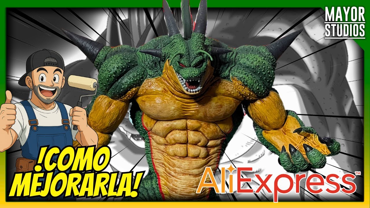 Como Pintar la Figura de Porunga del AliExpress! Dragon Ball vs Omnibus Z Last One de Banpresto