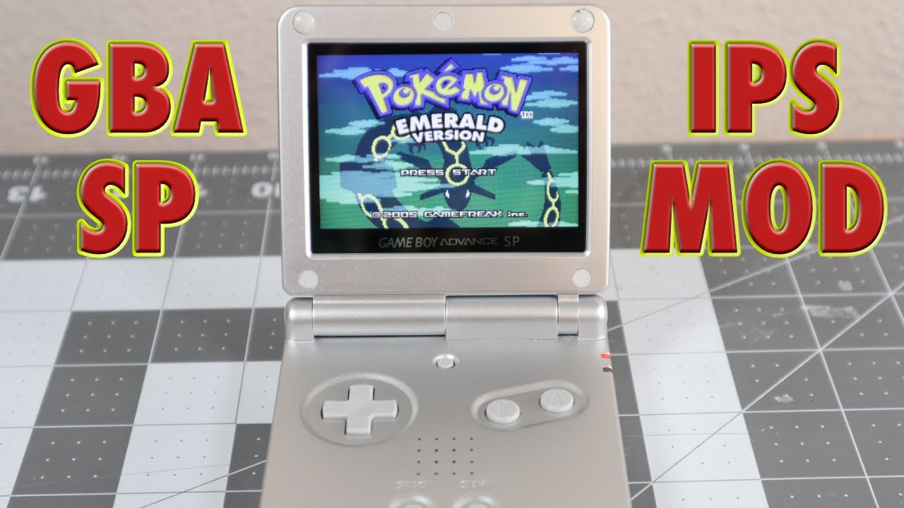 FunnyPlaying - GBA SP - IPS Screen Mod Installation