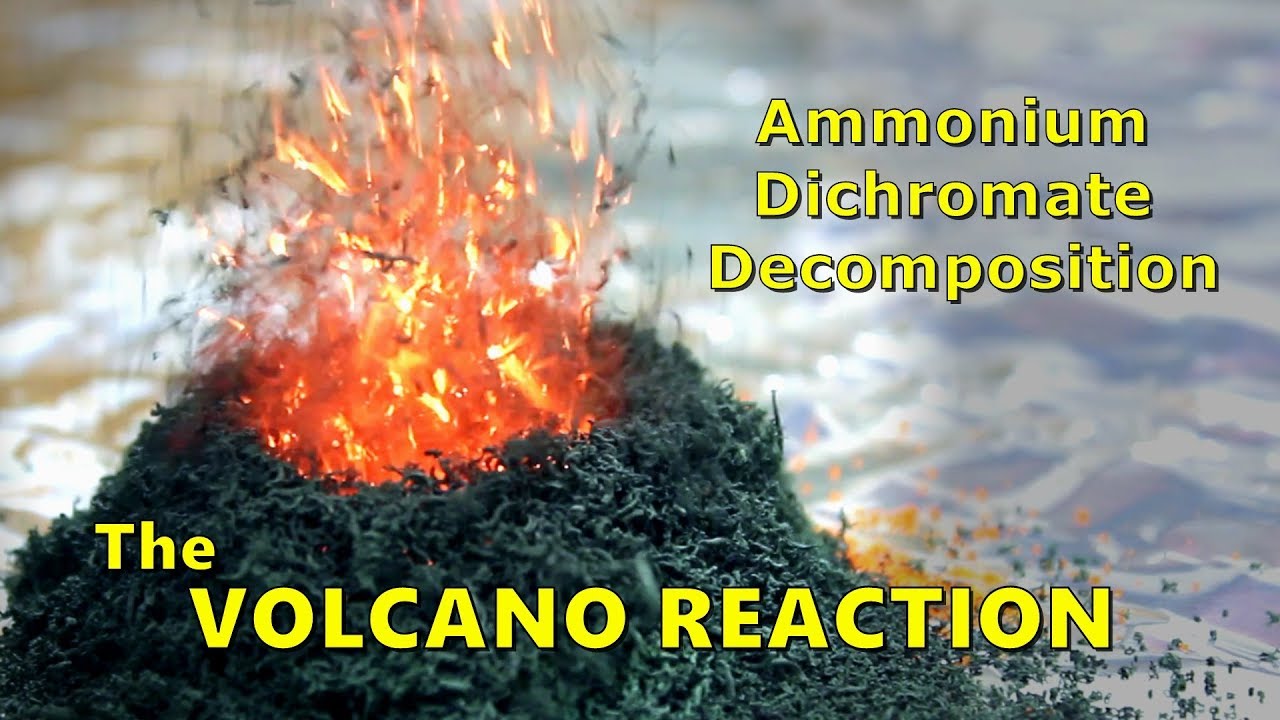 Volcano Reaction - Ammonium Dichromate Decomposition