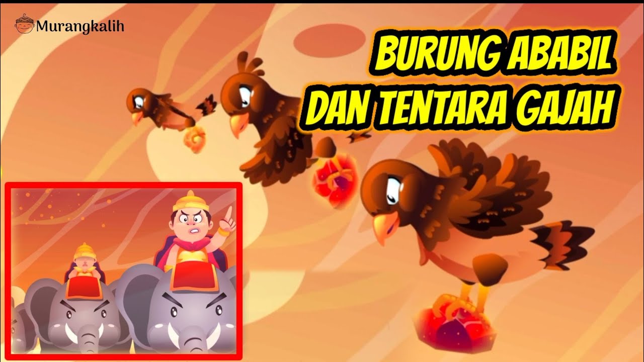 Cerita Anak Islami Burung Ababil dan Tentara Gajah Abrahah