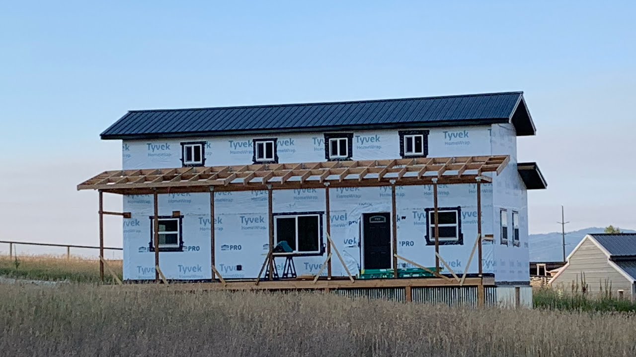 Ready for roof on the porch