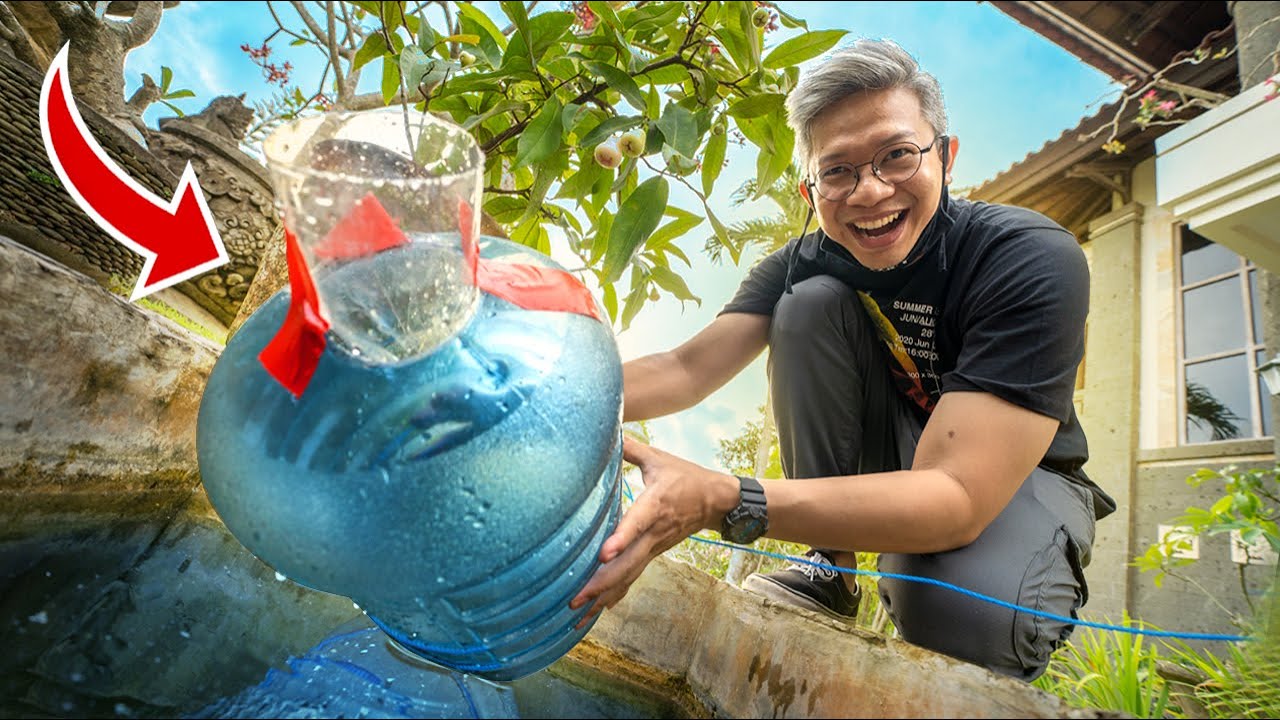 BIKIN PERANGKAP IKAN SENDIRI DARI GALON BEKAS!!