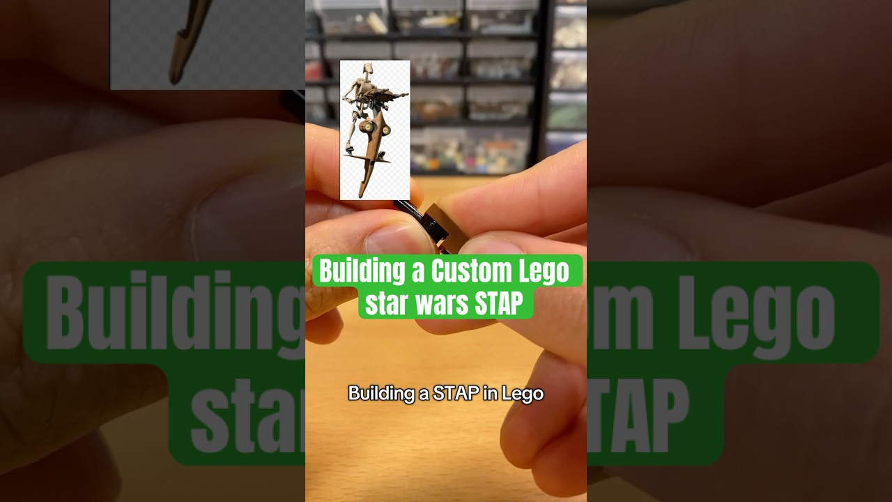 Building a accurate Lego droid STAP #lego #starwars #legomoc #legostarwars