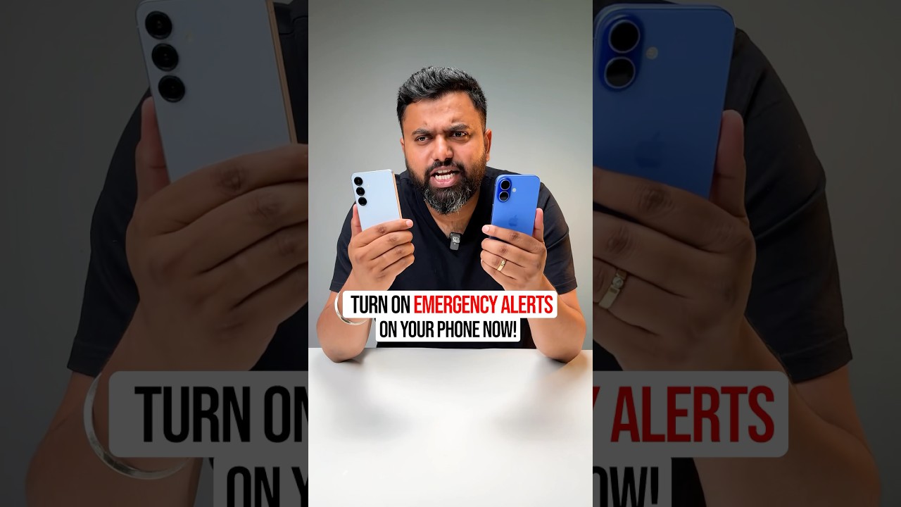 Turn On Emergency Alerts on Your Phone NOW! 🚨
