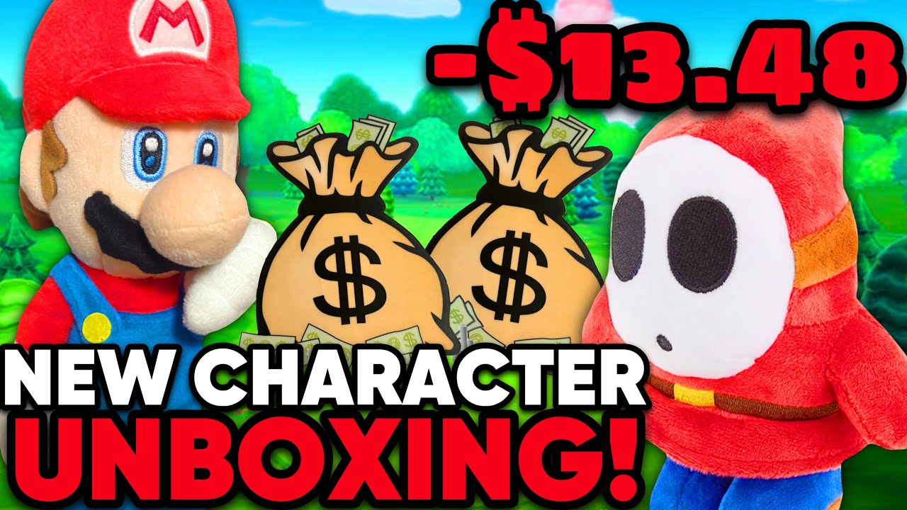 SHY GUY PLUSH UNBOXING!!