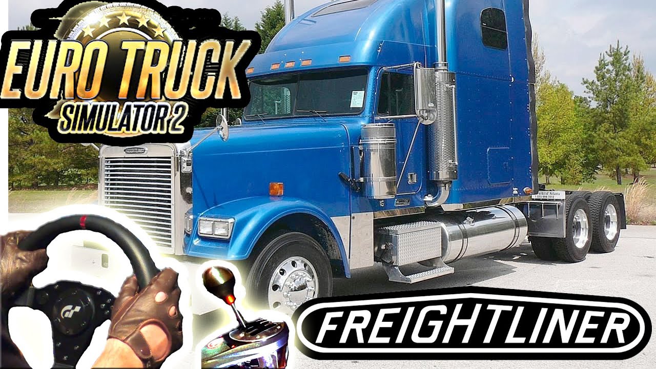 Freightliner Classic - American Trucking (Euro Truck Simulator 2 mod) maniac driver! HD 1080p 2014.