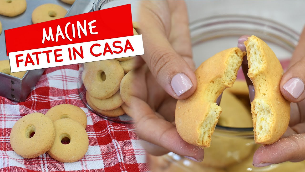 Macine fatte in casa: ricette dei biscotti alla panna
