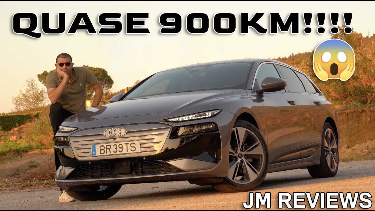 BRINCADEIRA OU REALIDADE?? NOVOS AUDI A6 E-TRON COM AUTONOMIAS A RONDAR OS 900KM 😲 - JM REVIEWS 2025