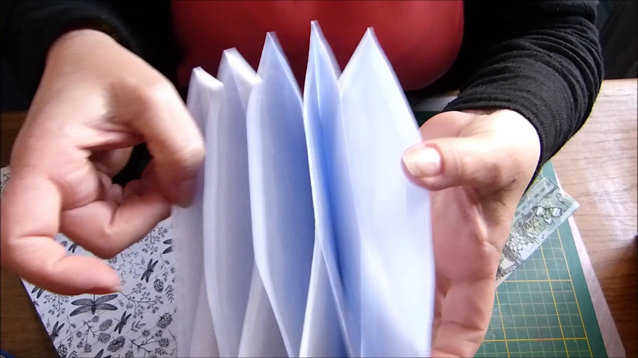 Tuto pochette à soufflets avec des enveloppes