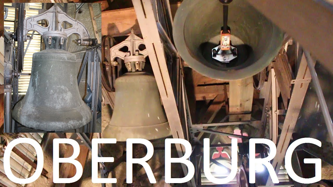 OBERBURG (CH - BE): Ref. Kirche: Vollgeläute (Neue Klöppel)