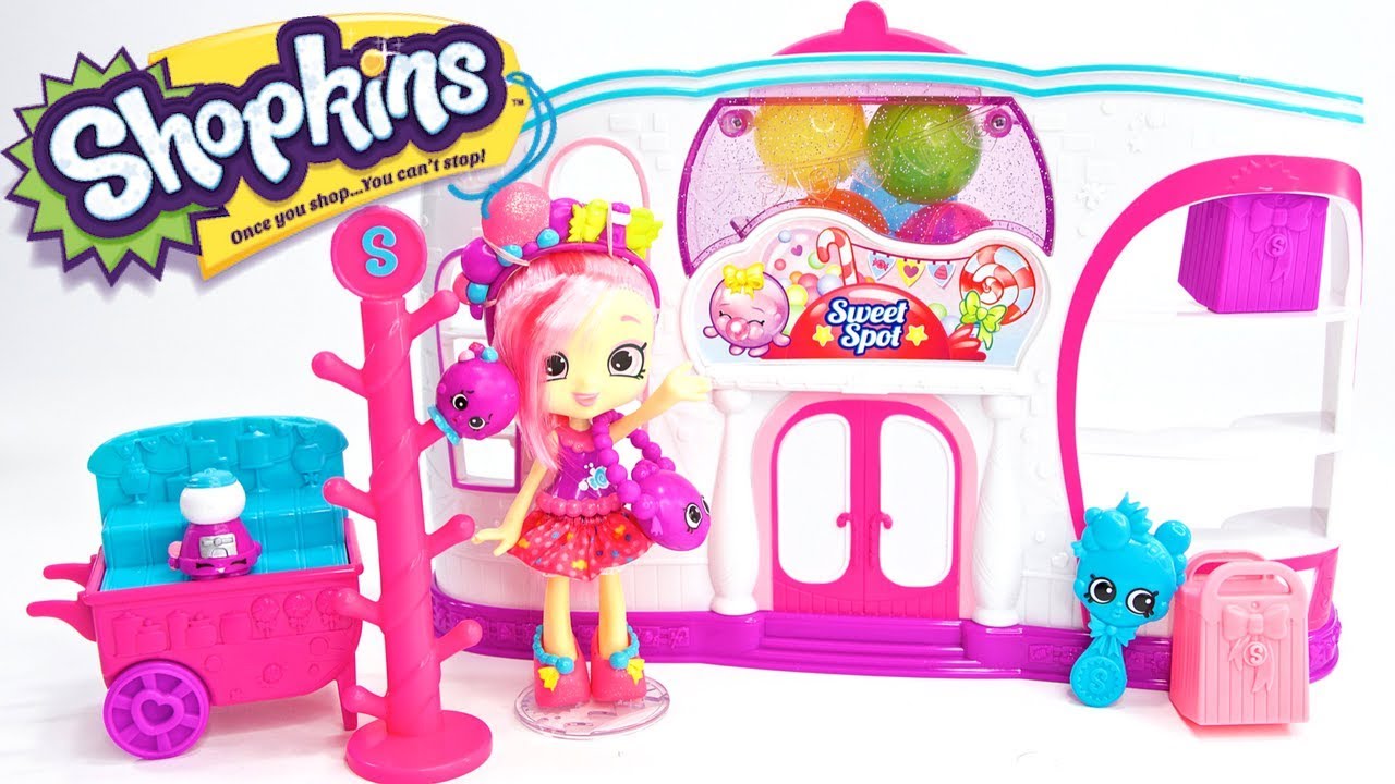SHOPKINS Sweet Spot Playset EXCLUSIVE Bubbleisha SHOPPIE Bubblicious Gumball Gaby