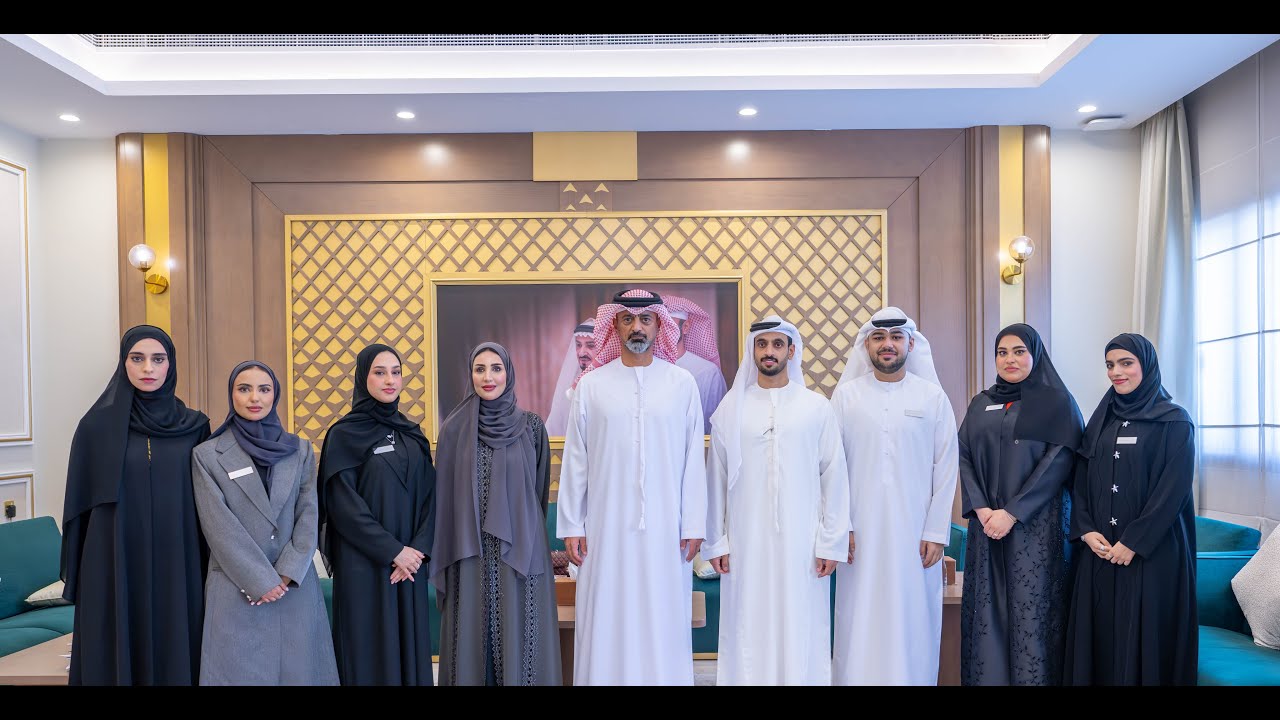 عمار بن حميد يستقبل مجلس عجمان للشباب ويطلع على خطته الاستراتيجية