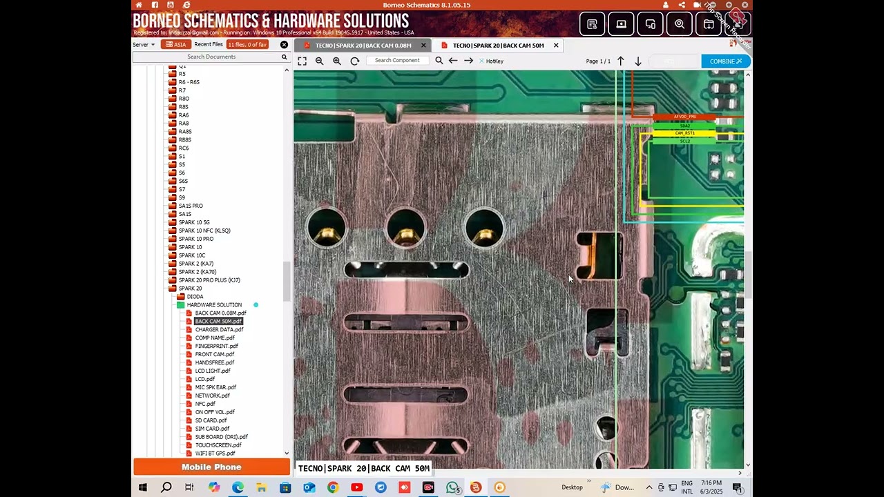 Tecno spark 20 Mother Board Schematics Borneo Solution | spark 20 Borneo schematic solution | 💯💯✅✅✅