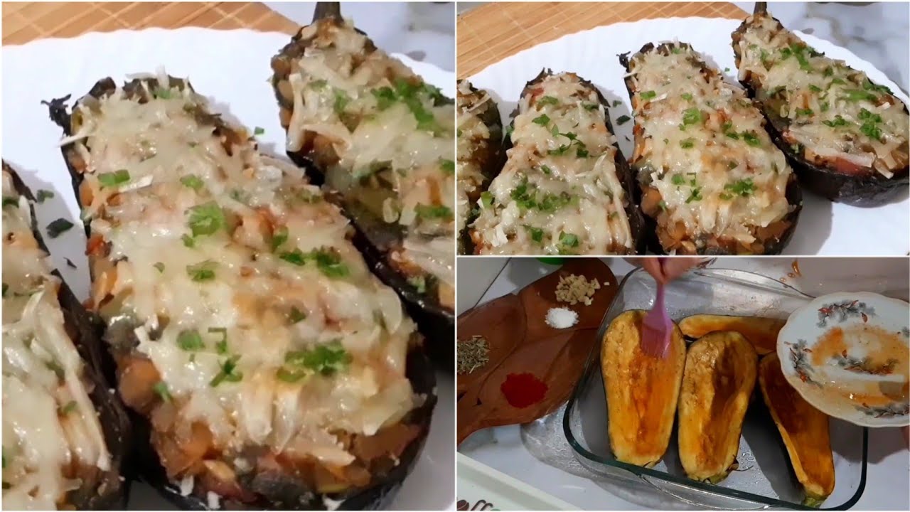 Aubergines au four sans viande simple