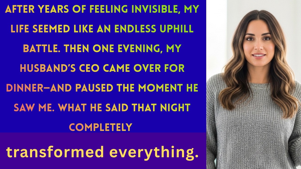 After feeling unnoticed for years, a surprising gesture from my CEO completely changed my life.