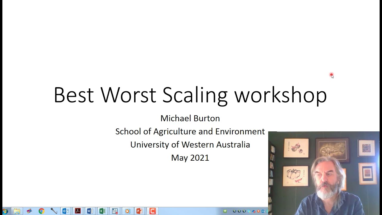 Best-Worst Scaling (BWS) Technique Workshop