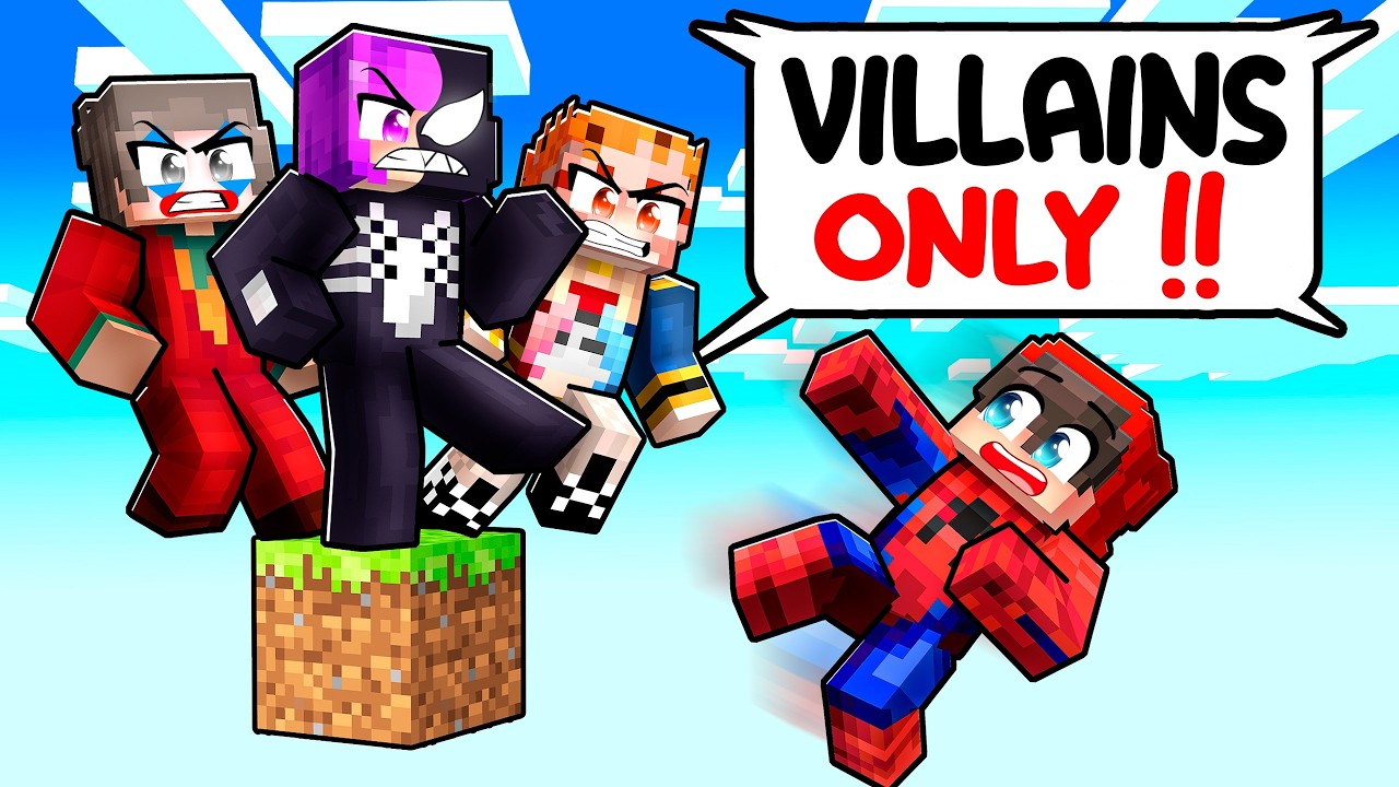 One Superhero on a VILLAIN ONLY BLOCK!