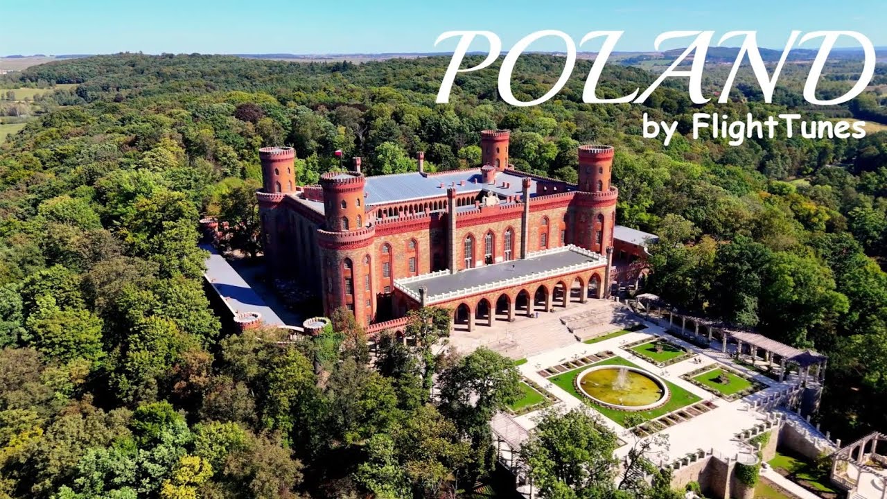 4K POLAND Lower Silesia’s Seasons from Above: A Cinematic Drone Tour Through Castles and Landscapes