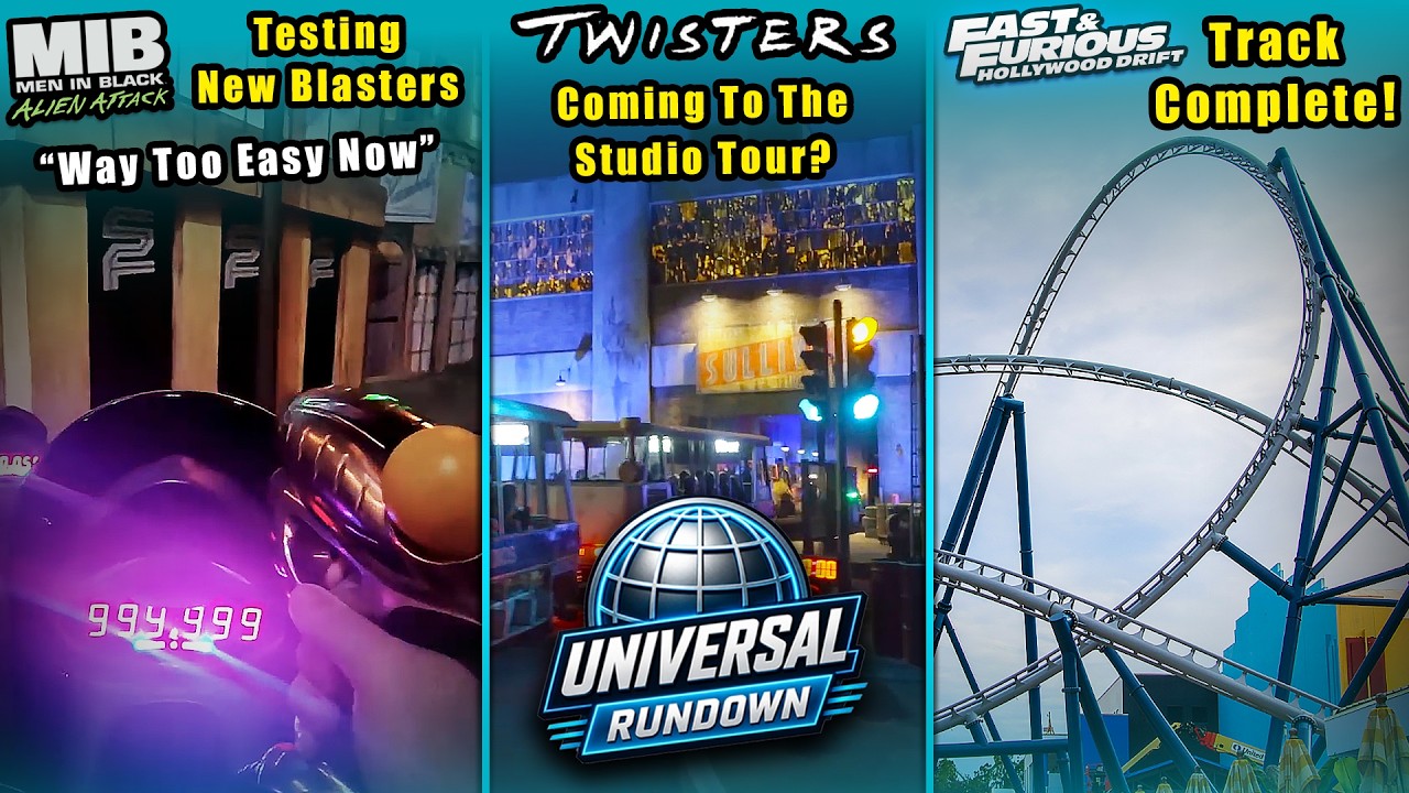 New Twisters Ride, MIB Testing, Ride Closures, Epic AP's, Drift, & More Universal Studios News