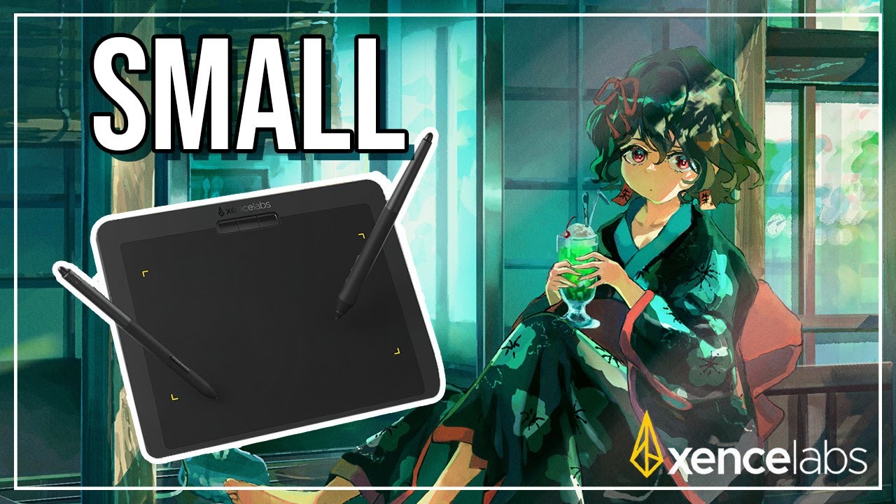 The BEST portable drawing tablet!? (Xencelabs Pen Tablet Small) Review + Timelapse drawing