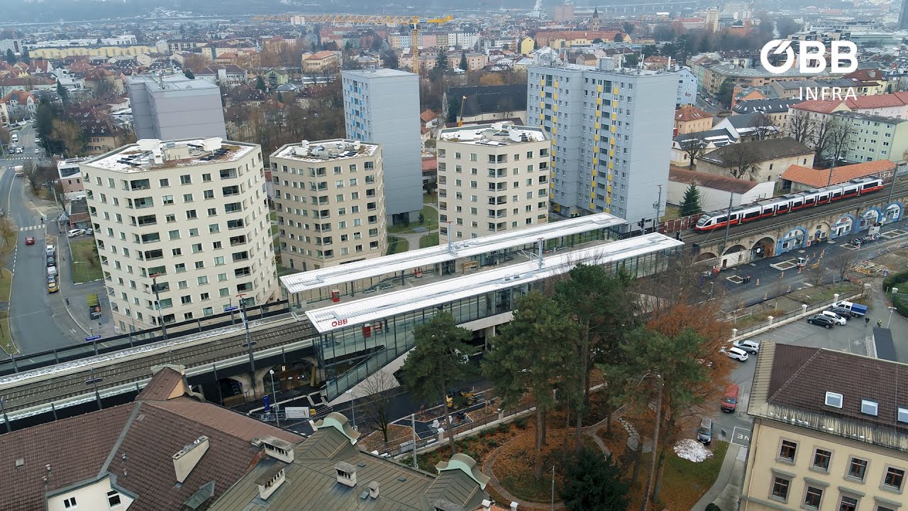 #ÖBBbauenauf - Eröffnung Haltestelle Innsbruck Messe