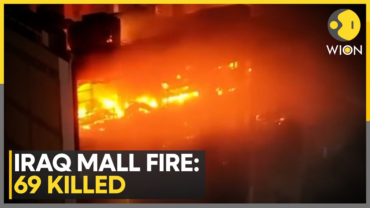 Iraq Mall Under Fire: Huge Fire Breaks Out At Shopping Mall In Iraq; Several Injured, 69 Killed