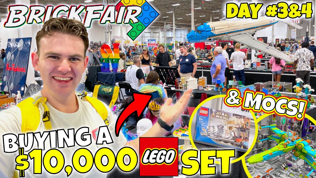 i almost BOUGHT a $10,000 LEGO Set!! + INSANE LEGO MOCs Tour | BrickFair Virginia 2025 Day 3 & 4
