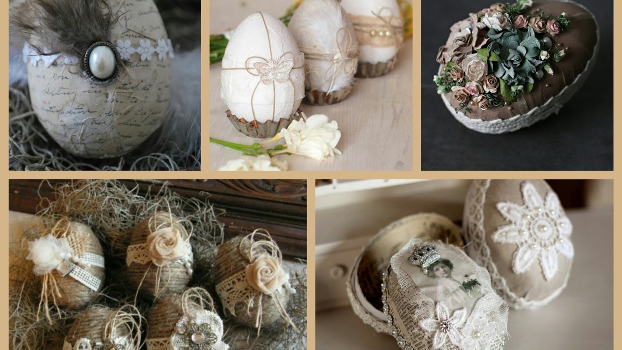 Best Decorated Easter Eggs Ideas - Rustic Easter Egg Decorating Ideas - Spring Decorating Ideas