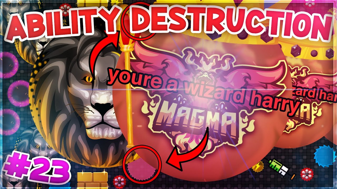 AGMA.IO ABILITY DESTRUCTION 23 *REVENGE SOLO TRICK?! & GIVEAWAY*