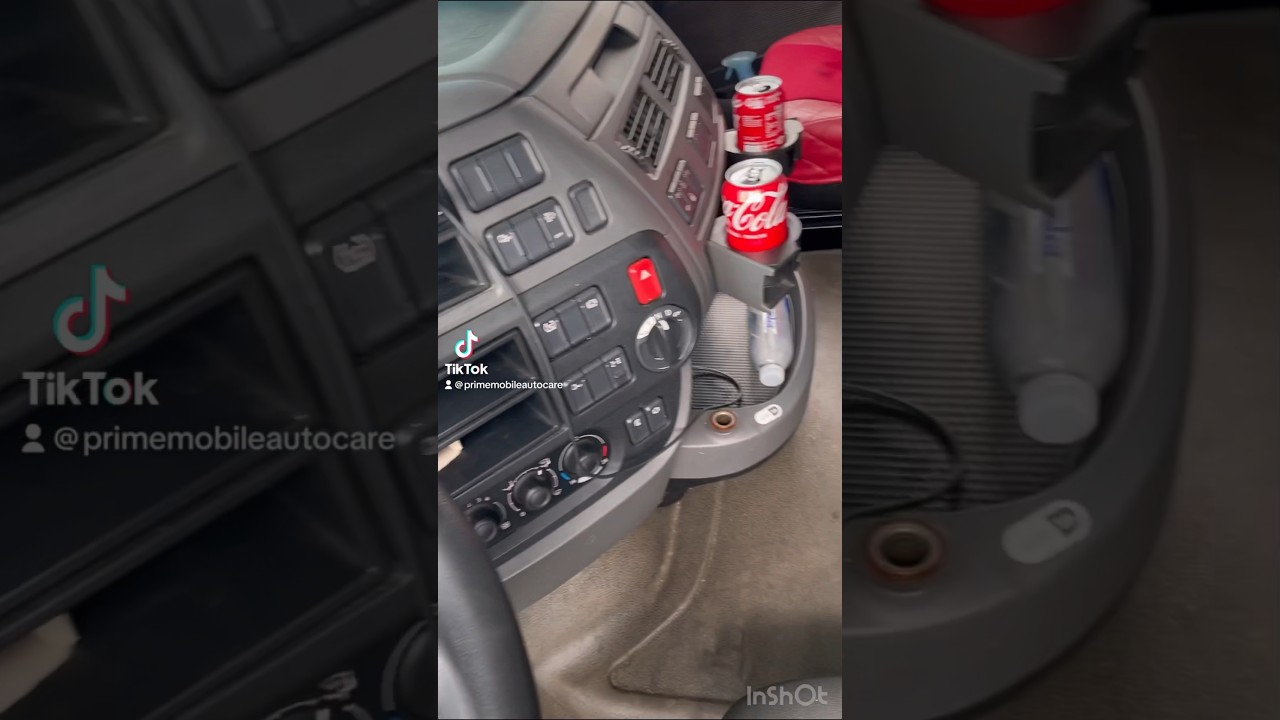 DAF XF interior detailing 