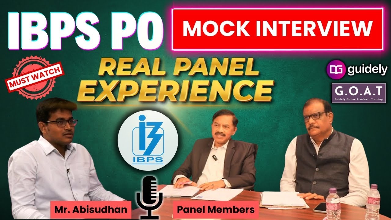 IBPS PO Mock Interview in Tamil | Real Panel Experience with Expert Feedback | Mr. Abisudhan  #ibps