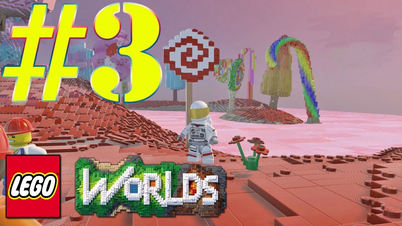 Lego Worlds # 3 Gambades,Constructions Et Bonbons