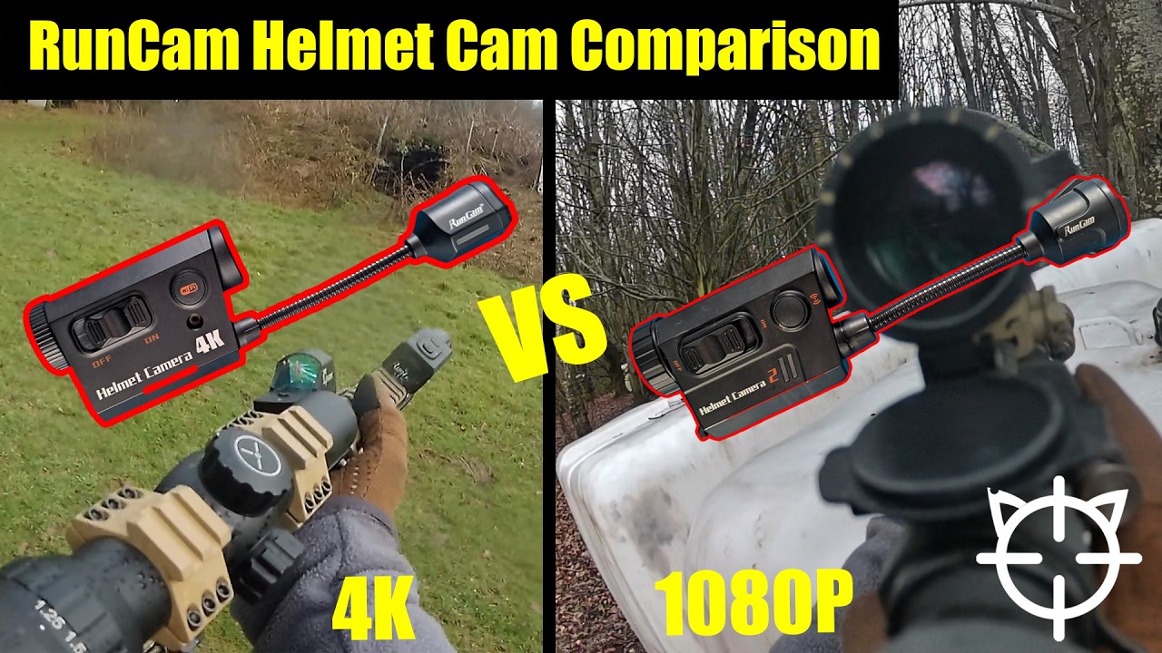RunCam Helmet Cam 4K vs 2 | Airsoft Headcam Comparison
